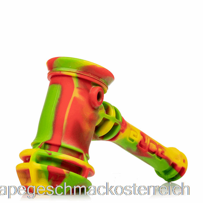 Eyce Hammer Silikon-Bubbler Rasta (grün/rot/gelb) Vape-Geschmack